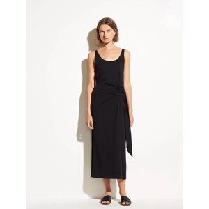 NEW Vince Sleeveless Wrap Dress Midi